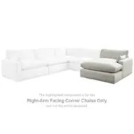 1570417 Ashley Furniture Sophie - Ivory Raf Corner Chaise