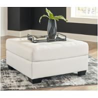 5970308 Ashley Furniture Donlen - White Living Room Furniture Ottoman