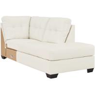 5970317 Ashley Furniture Donlen - White Living Room Furniture Sectional