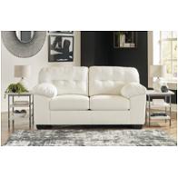 5970335 Ashley Furniture Donlen - White Living Room Furniture Loveseat