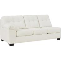 5970366 Ashley Furniture Donlen - White Living Room Furniture Sectional