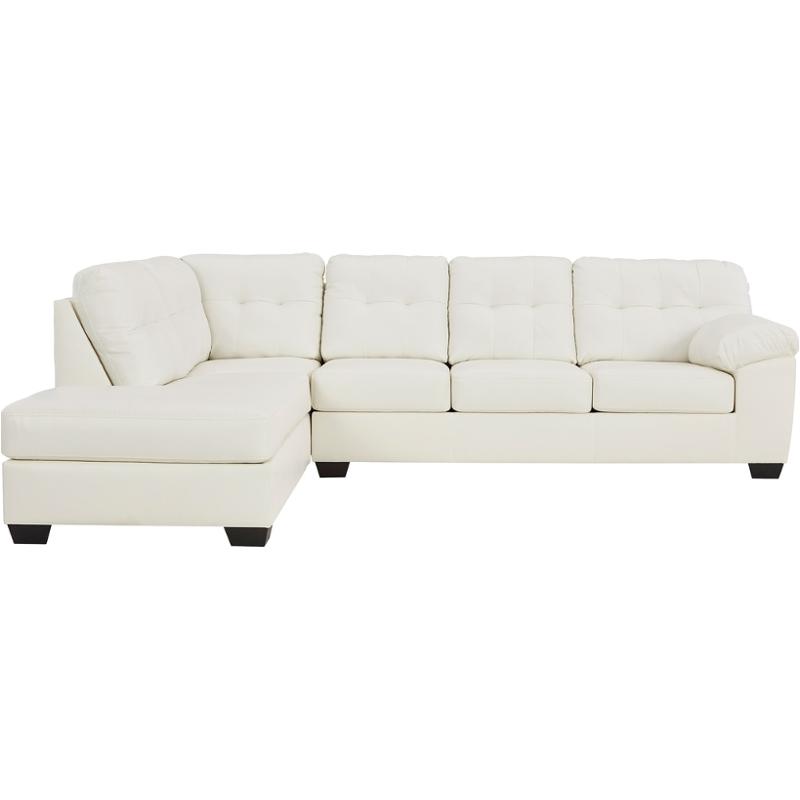 5970367 Ashley Furniture Donlen - White Raf Sofa