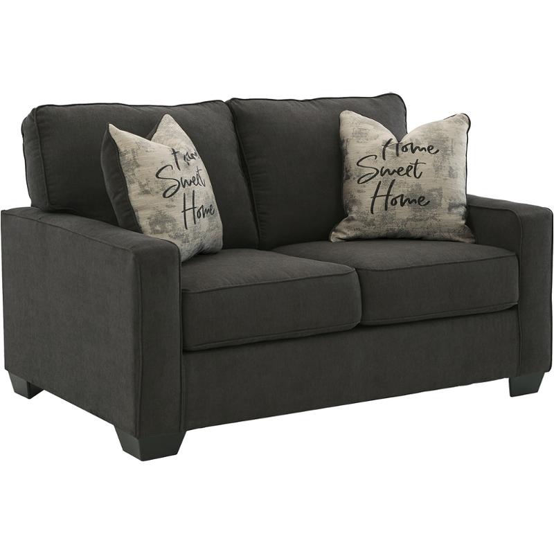 5900535 Ashley Furniture Lucina - Charcoal Loveseat - Charcoal