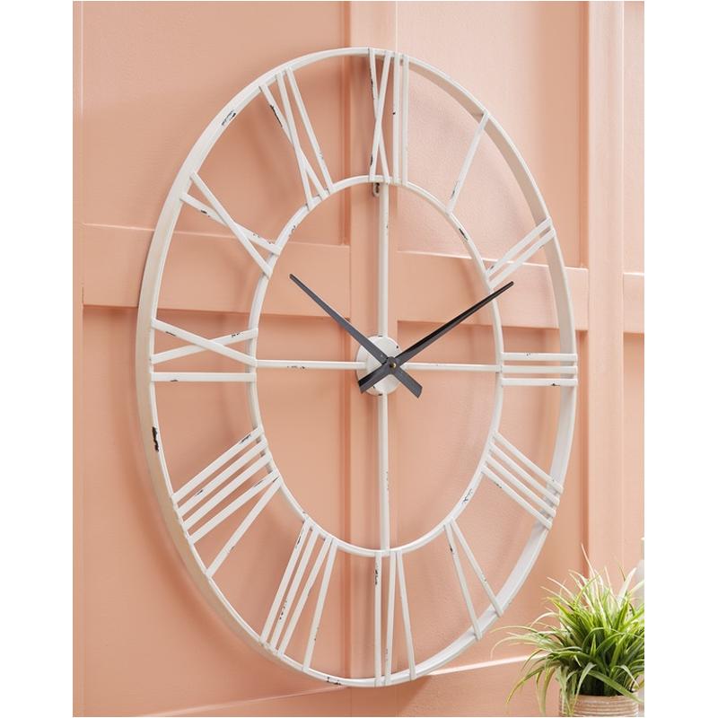 A8010238 Ashley Furniture Paquita Accent Furniture Wall Clock