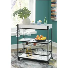 A4000393 Ashley Furniture Bayflynn Accent Furniture Cart