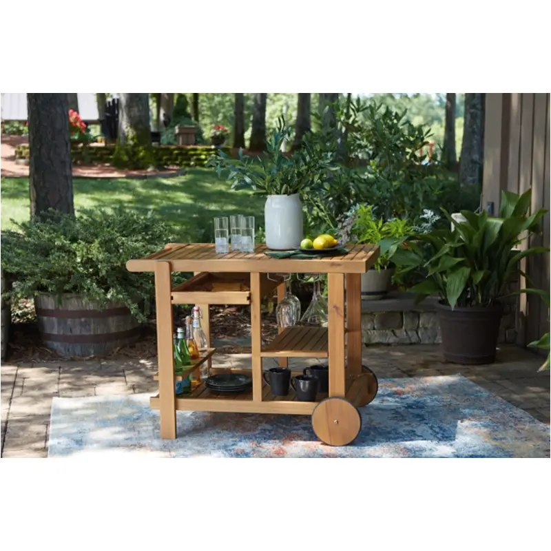 P030-660 Ashley Furniture Kailani Outdoor Furniture Cart