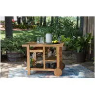 P030-660 Ashley Furniture Kailani Outdoor Furniture Cart