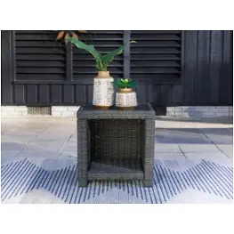 P518-702 Ashley Furniture Elite Park Outdoor Furniture End Table