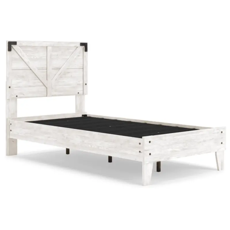 Eb4121-155 Ashley Furniture Twin Crossbuck Panel Platform Bed