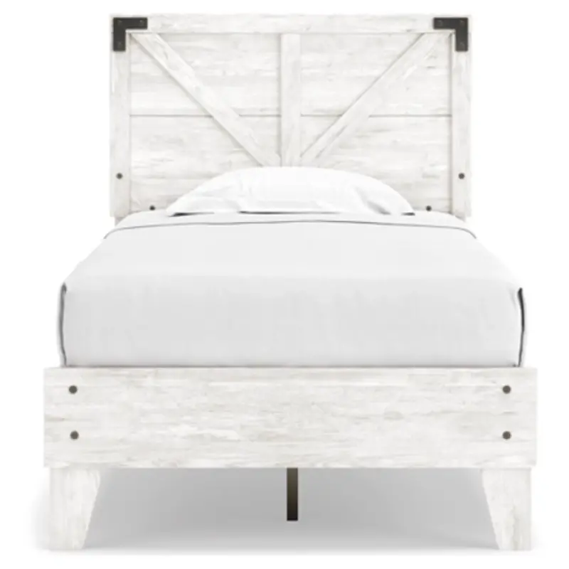 Eb4121-155 Ashley Furniture Twin Crossbuck Panel Platform Bed