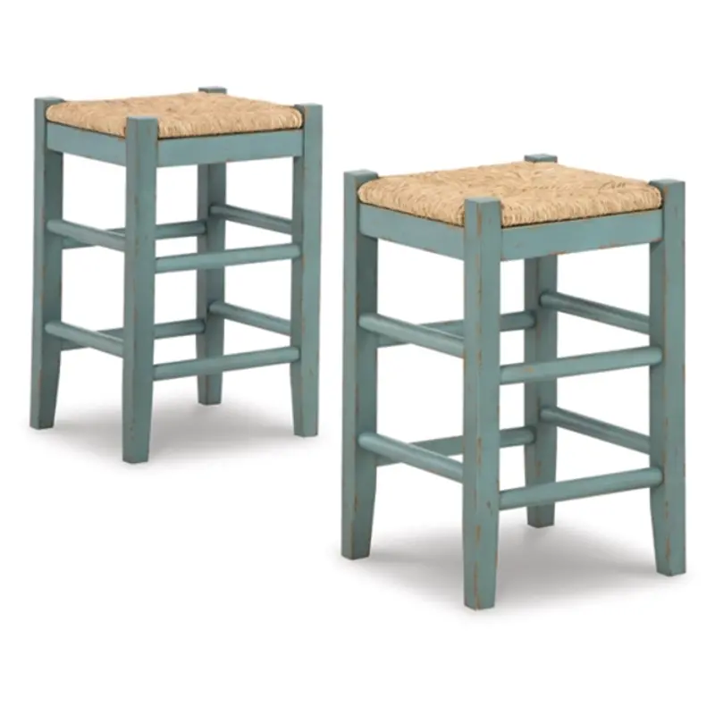 D508 324 Ashley Furniture Mirimyn Counter Height Bar Stool Teal