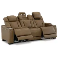 U1280715 Ashley Furniture Power Reclining Sofa - Nutmeg