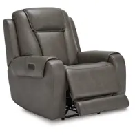 1180813 Ashley Furniture Power Recliner W/adj Headrest