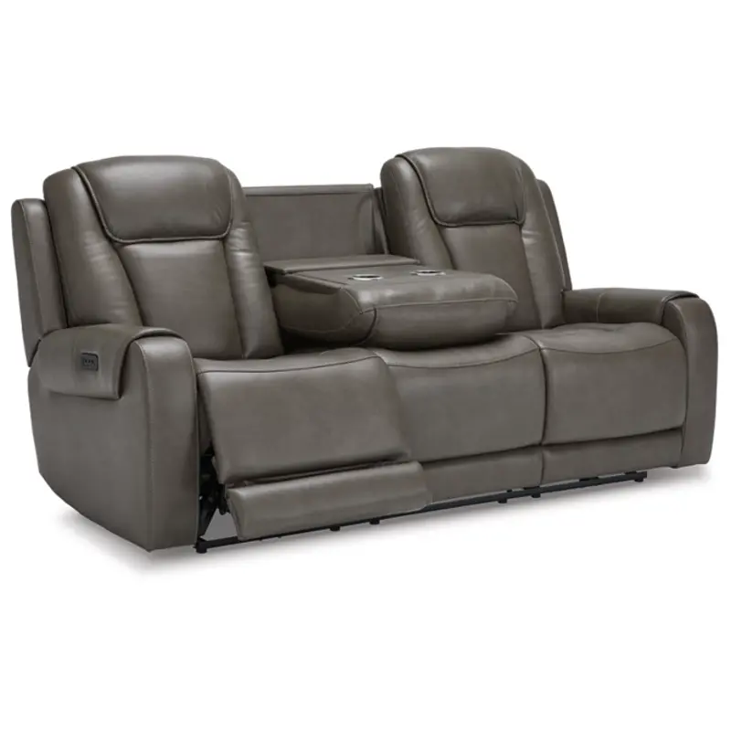 1180815 Ashley Furniture Card Player - Smoke Sofa