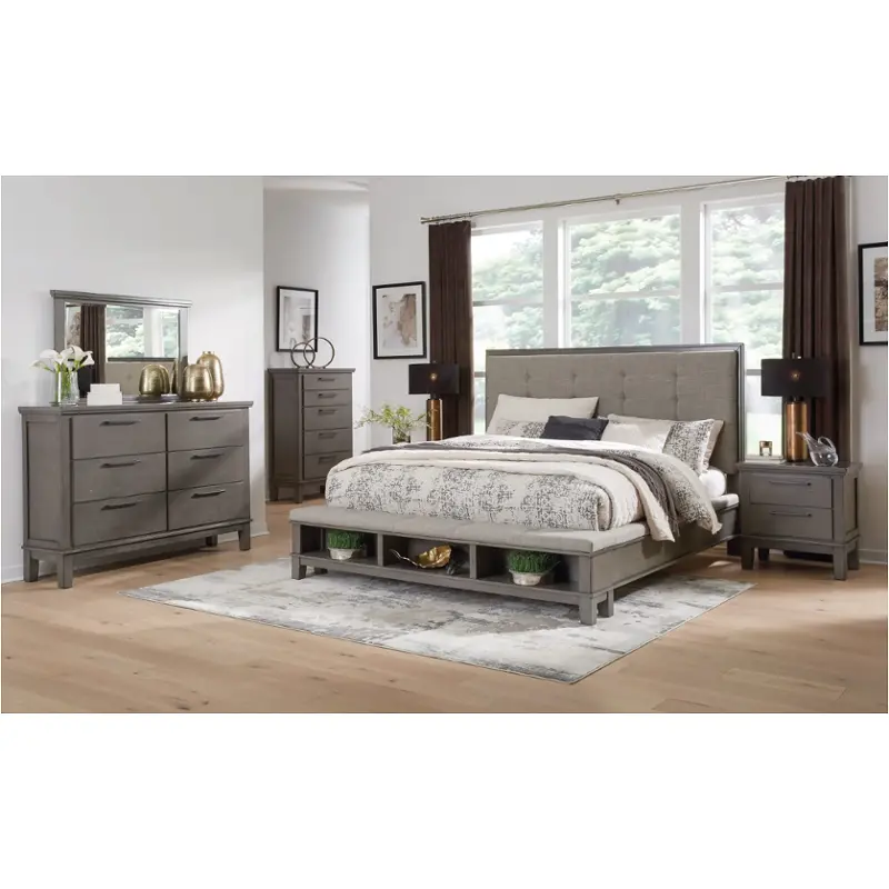 B649-57 Ashley Furniture Queen Upholstered Bed With Storage