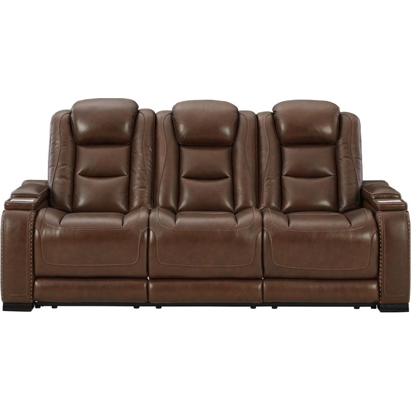 くれ。 U8530615 Ashley Furniture Pwr Rec Sofa W/pwr Adj Headrest
