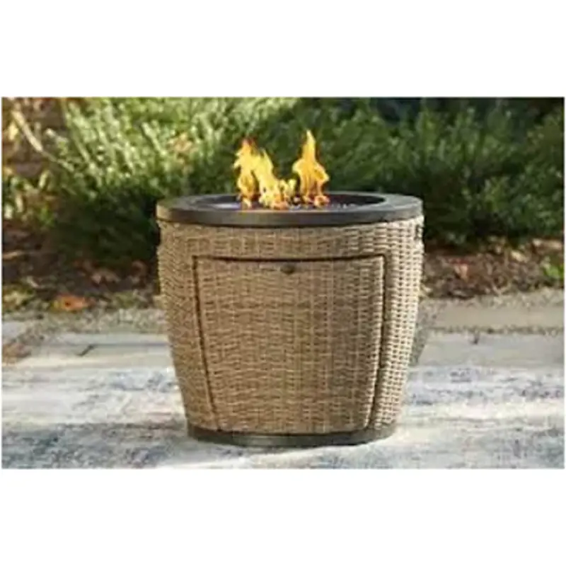 P042-776 Ashley Furniture Malayah Outdoor Furniture Fireplace