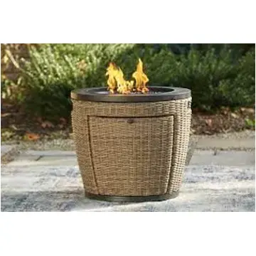P042-776 Ashley Furniture Malayah Outdoor Furniture Fireplace