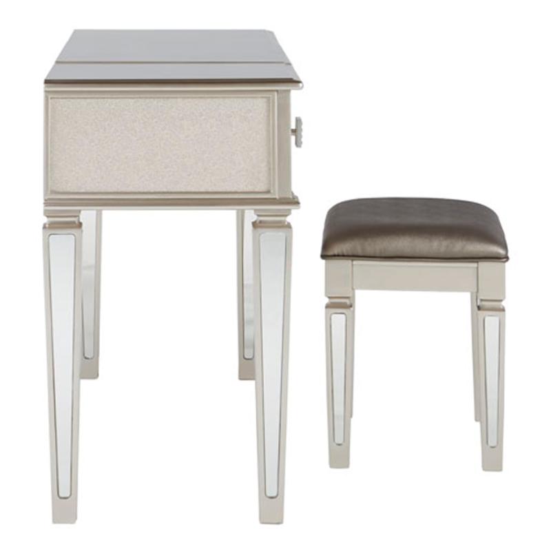 B410122 Ashley Furniture Lonnix Vanity With Stool