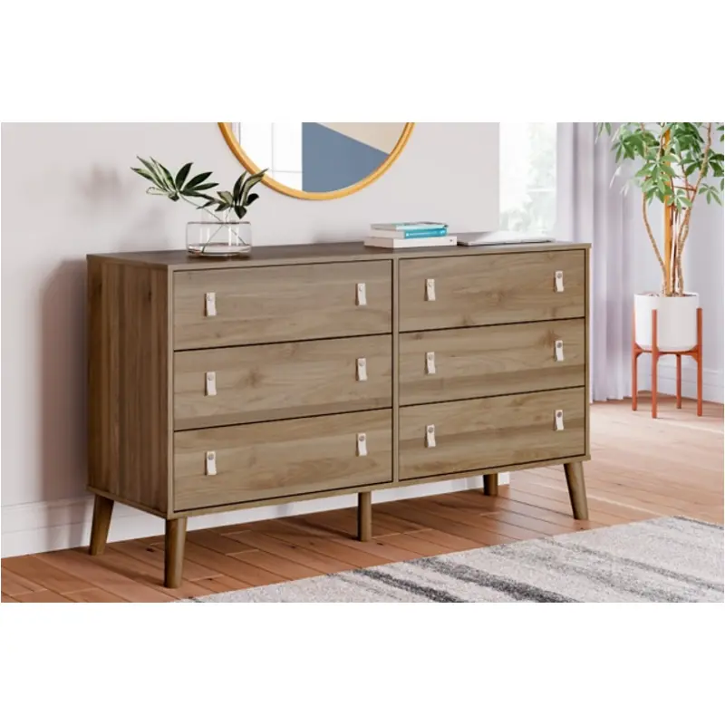 ashley furniture green dresser Henley Scalloped Edge 6 Drawer Wide Dresser, Sage Green main image 1