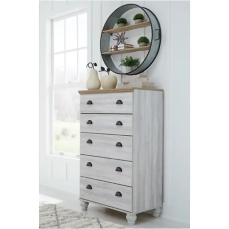 B1512-245 Ashley Furniture Haven Bay Chest Of Drawers