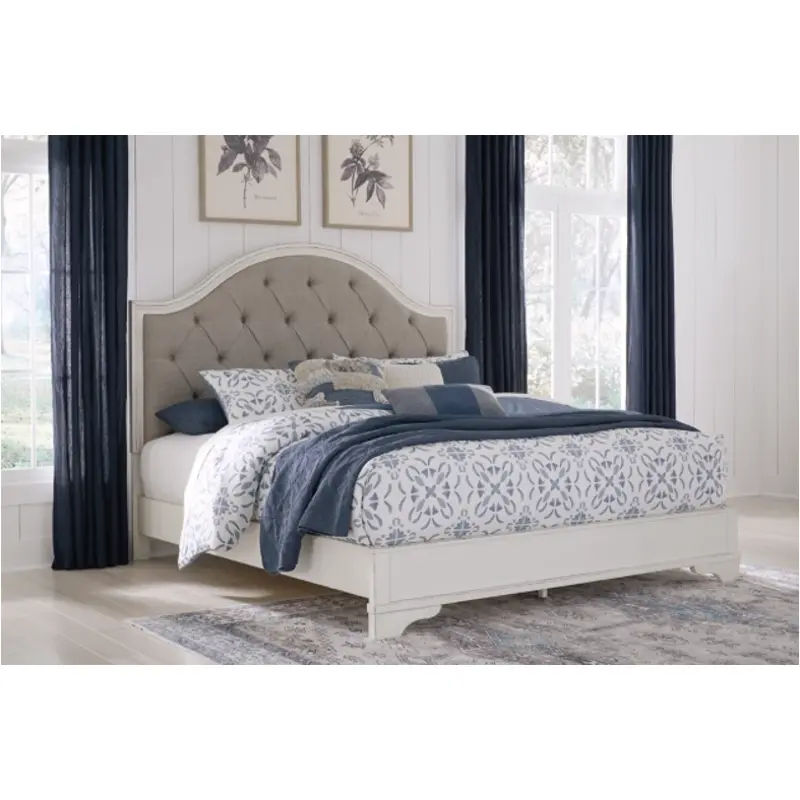 B773-57 Ashley Furniture Brollyn Queen Upholstered Panel Bed