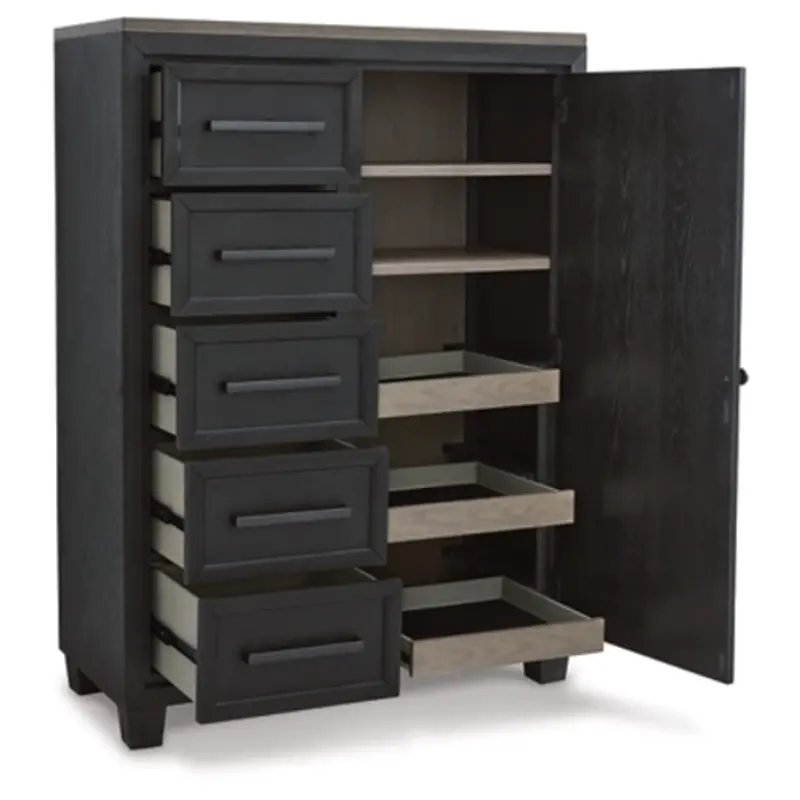 B989-48 Ashley Furniture Foyland Bedroom Furniture Door Chest