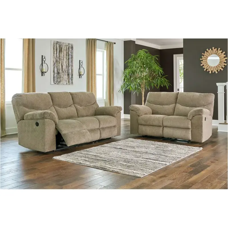 2820288 Ashley Furniture Alphons Reclining Sofa - Briar