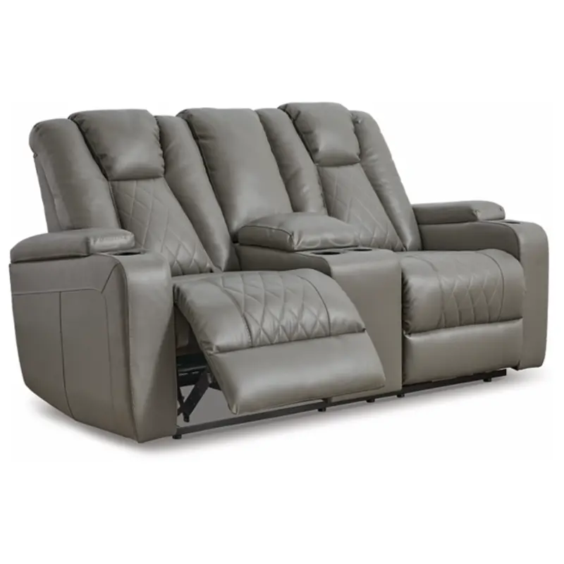 Y♡mam 2970294 Ashley Furniture Mancin Reclining Loveseat With Console