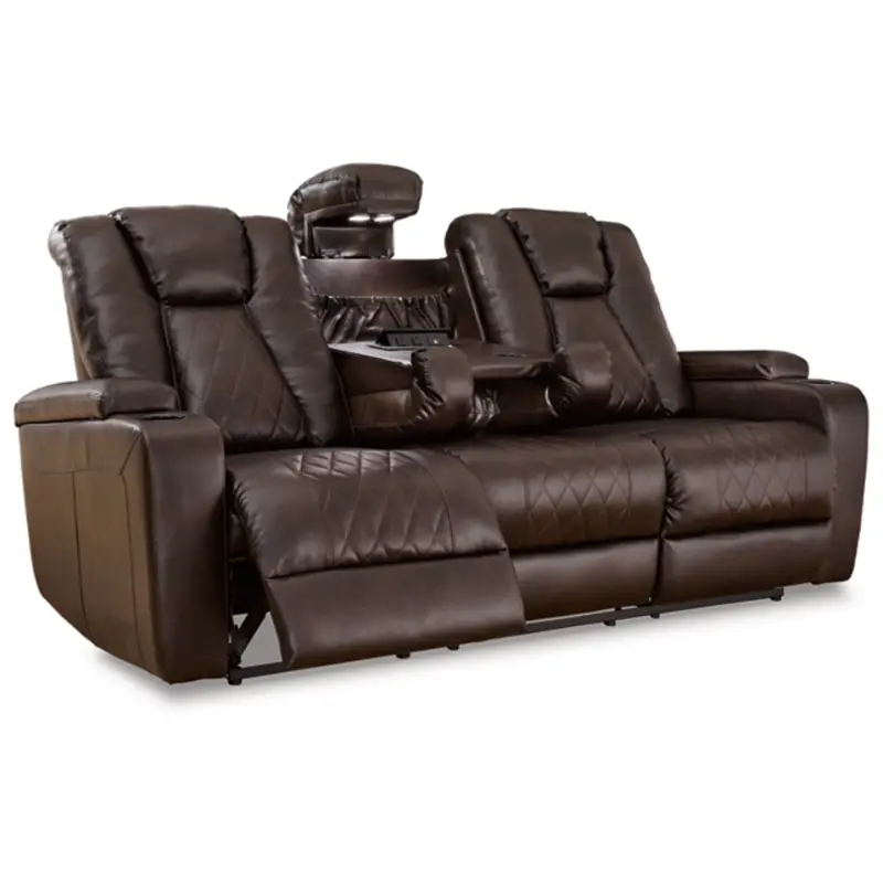 2970389 Ashley Furniture Reclining Sofa With Drop Down Table