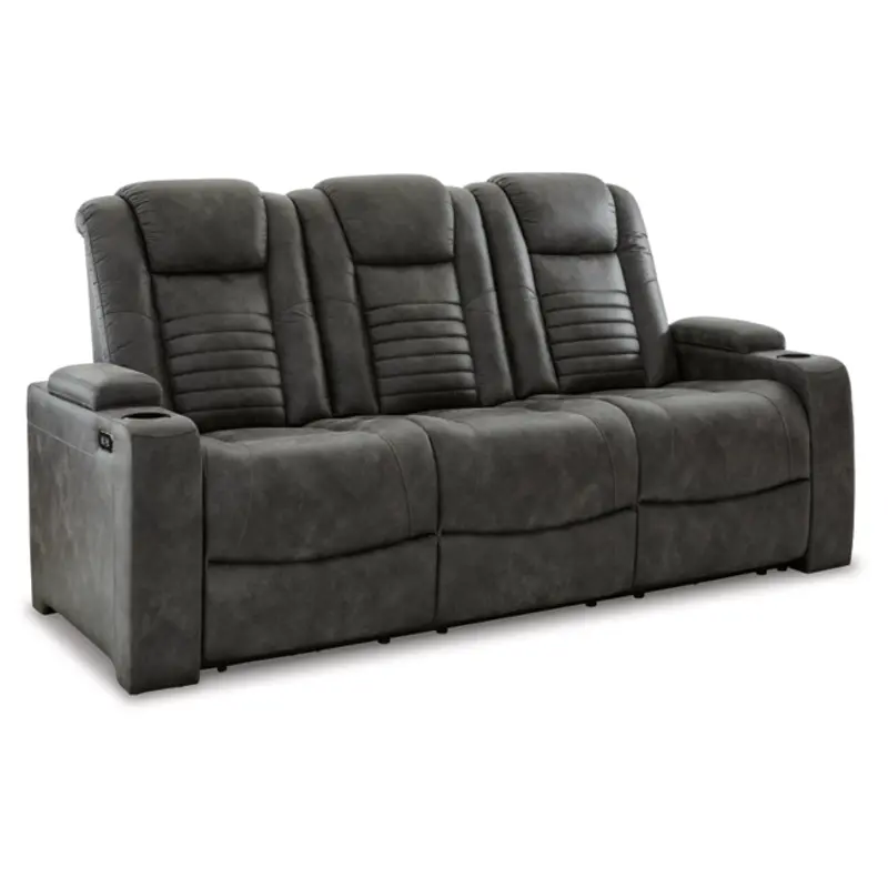 3060615 Ashley Furniture Pwr Rec Sofa W/pwr Adj Headrest