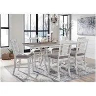 D755-32 Ashley Furniture Teganville Dining Room Furniture Counter Height Table