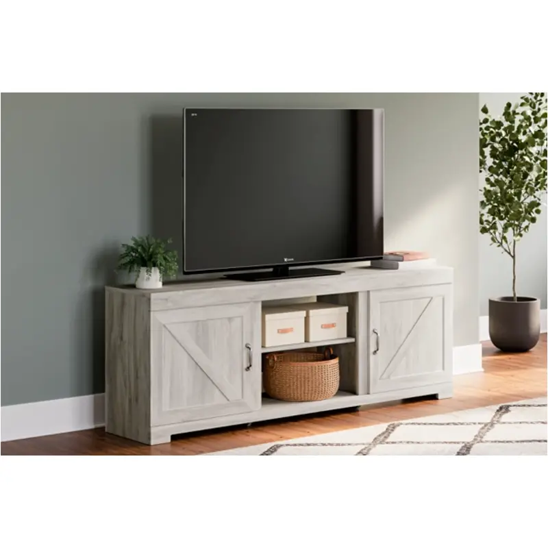 W331-168 Ashley Furniture Large Tv Stand W/fireplace Option