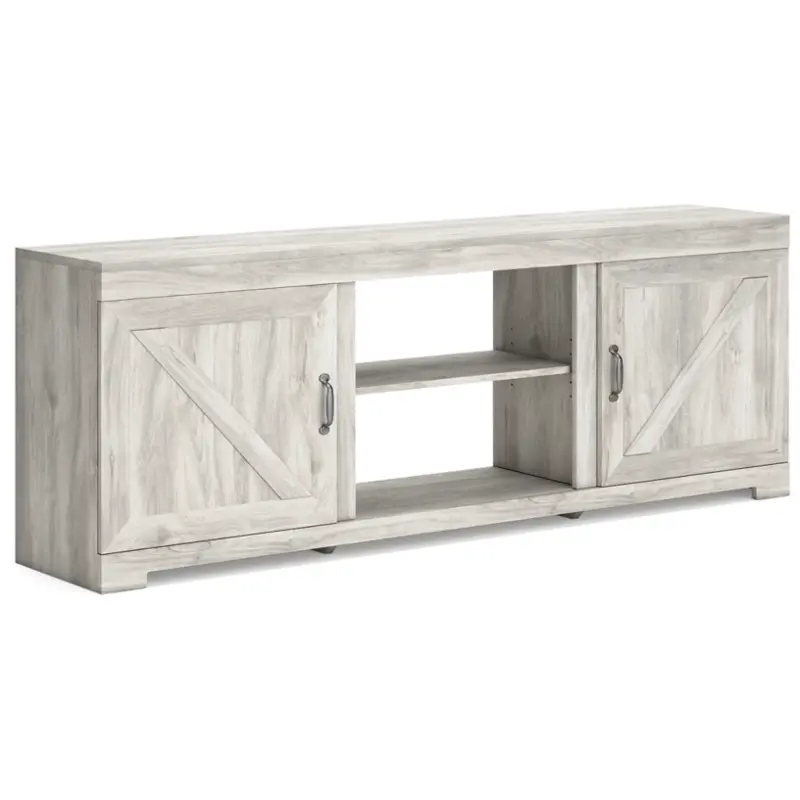 W331-168 Ashley Furniture Large Tv Stand W/fireplace Option