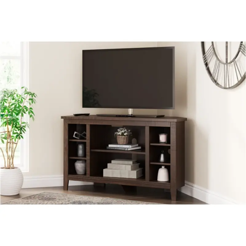 W283-67 Ashley Furniture Corner Tv Stand With Fireplace Option