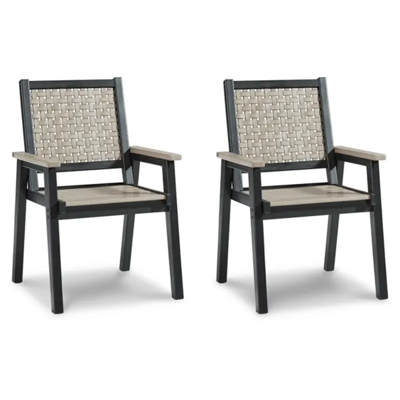 P384-603a Ashley Furniture Mount Valley Outdoor Furniture Dining Chair