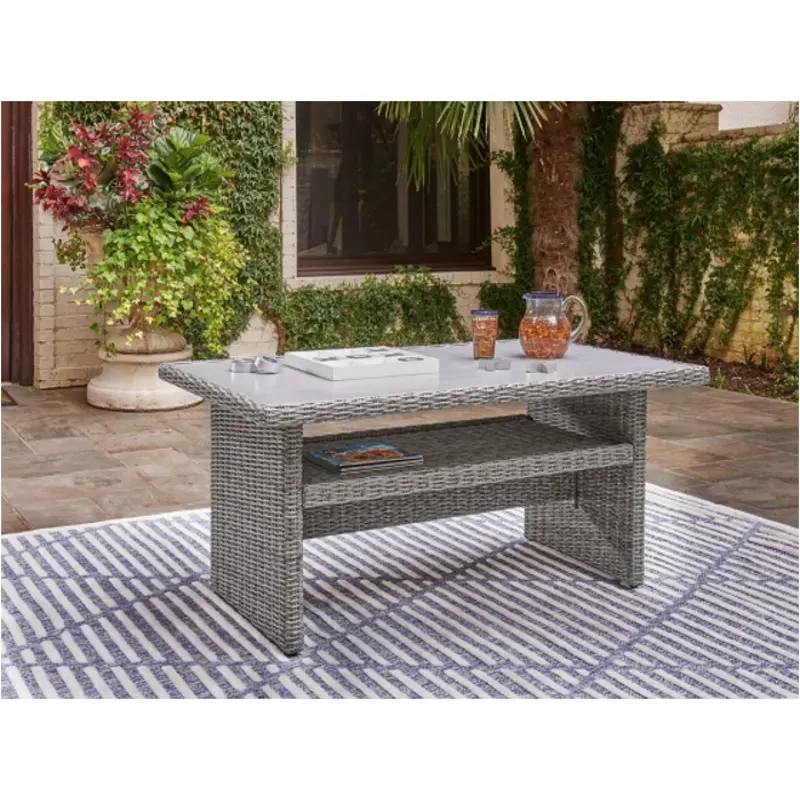 P439-625 Ashley Furniture Naples Beach Outdoor Furniture Accent Table