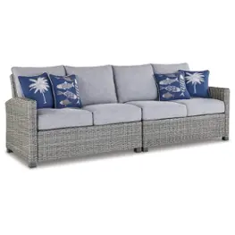 P439-854 Ashley Furniture Naples Beach Outdoor Furniture Sectional