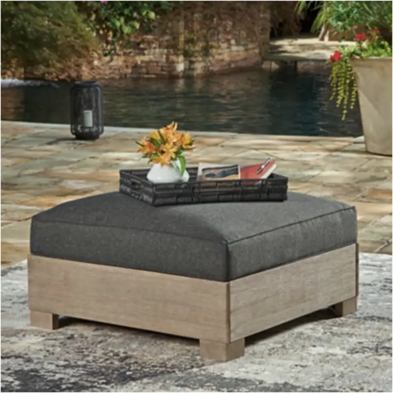 P660-814 Ashley Furniture Citrine Park Outdoor Furniture Ottoman