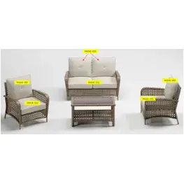 Pa345-003 Ashley Furniture Braylee Outdoor Furniture Pillow