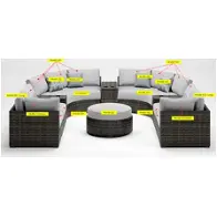 Pa459-023 Ashley Furniture Harbor Court Outdoor Furniture Pillow