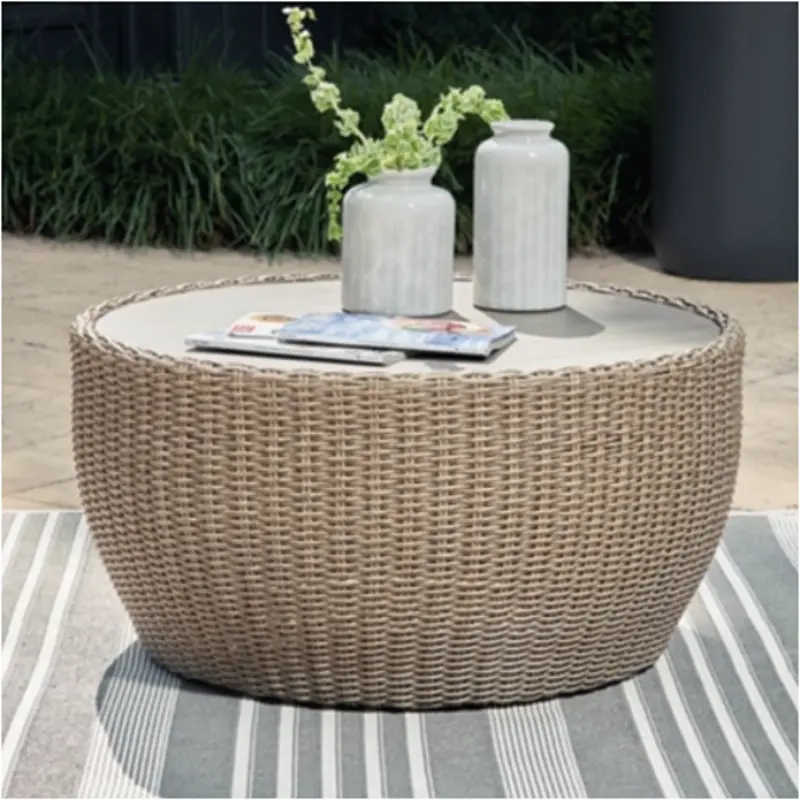 P505-708 Ashley Furniture Danson Outdoor Furniture Cocktail Table