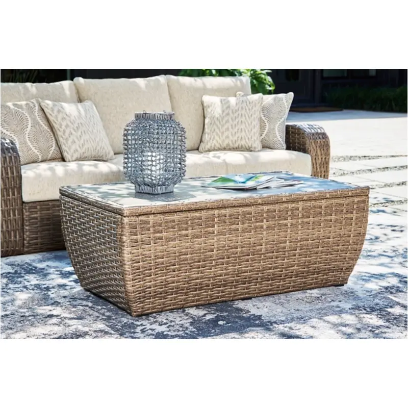 P507-720 Ashley Furniture Sandy Bloom Outdoor Furniture Cocktail Table