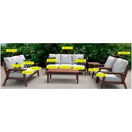 Pa420-002 Ashley Furniture Emmeline Outdoor Furniture Patio Seating