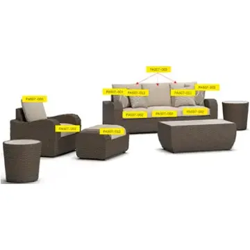 Pa507-003 Ashley Furniture Sandy Outdoor Furniture Patio Seating