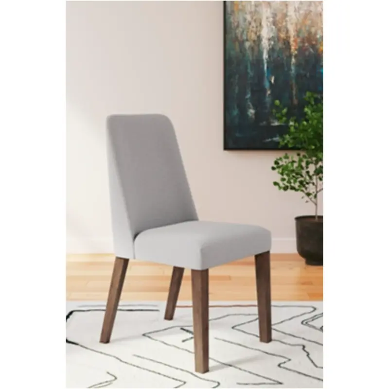 D615-01 Ashley Furniture Dining Upholstered Side Chair-light Gray