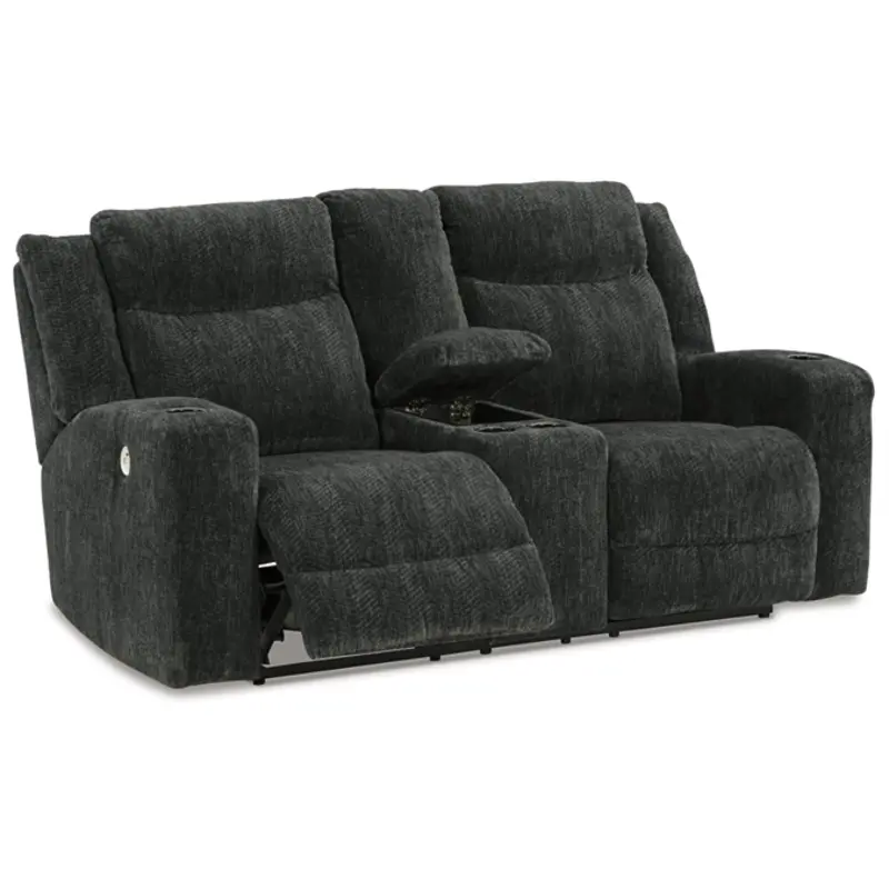 4650496 Ashley Furniture Power Reclining Loveseat With Console