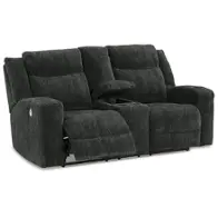 4650496 Ashley Furniture Power Reclining Loveseat With Console