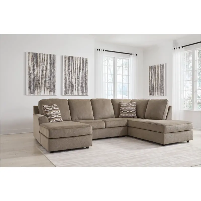 2940302 Ashley Furniture Ophannon - Briar Living Room Furniture Sectional