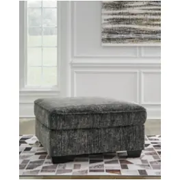 5050408 Ashley Furniture Lonoke - Gunmetal Living Room Furniture Ottoman
